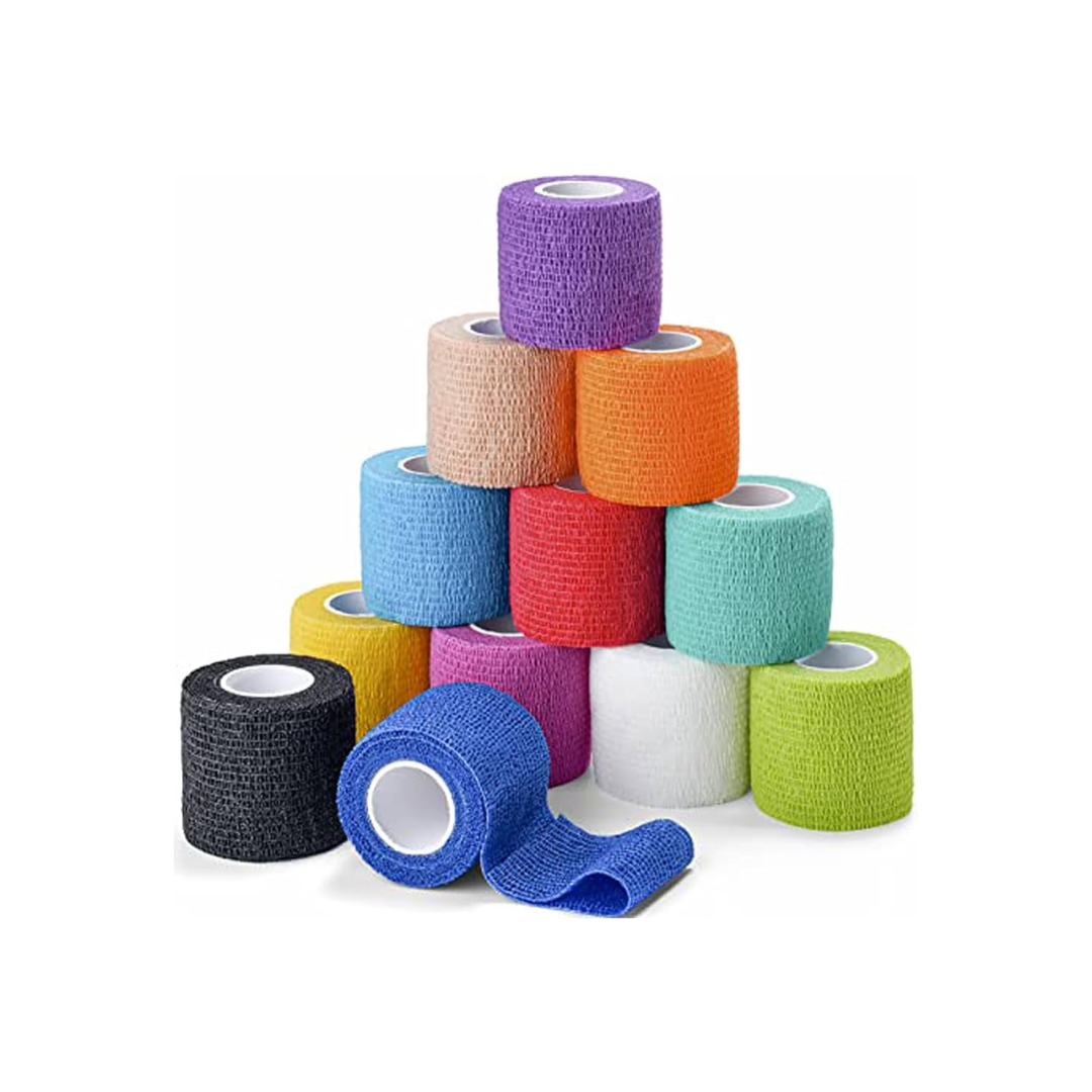 12-Pack Self-Adhesive Bandage Wrap