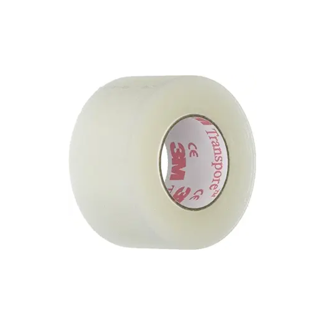 3M Transpore First Aid Tape (2 Rolls, 1 in x 10 yd)